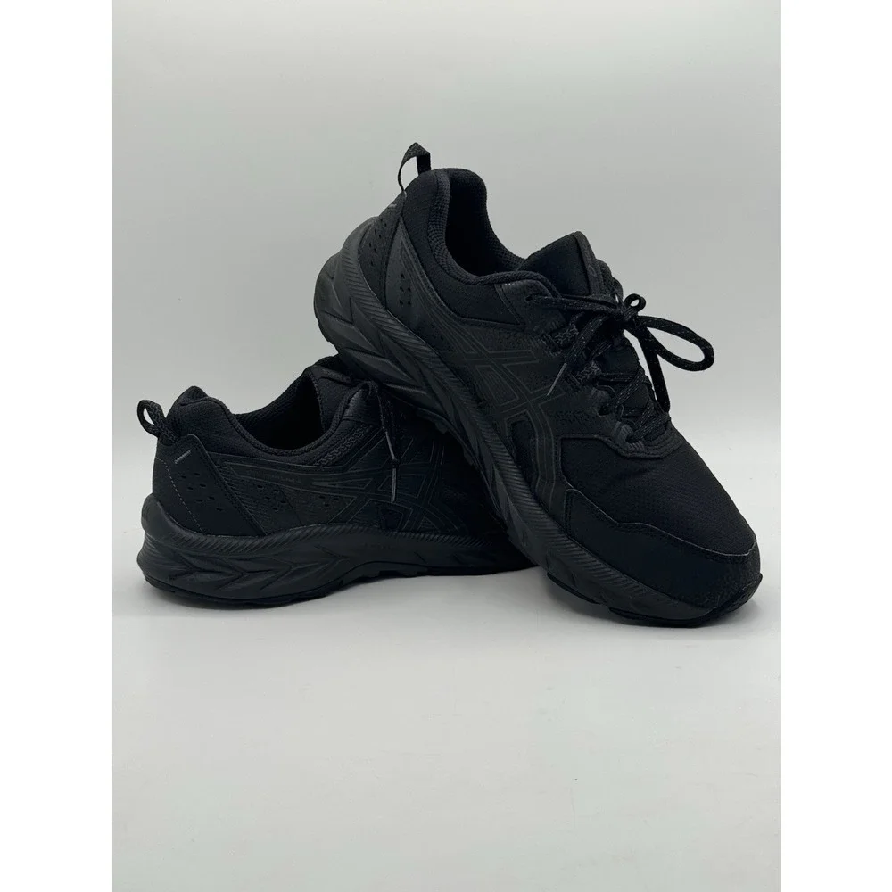Asics Mens Gel Venture 9 1011B488 Black Running Shoes Sneakers SZ 10 Extra Wide